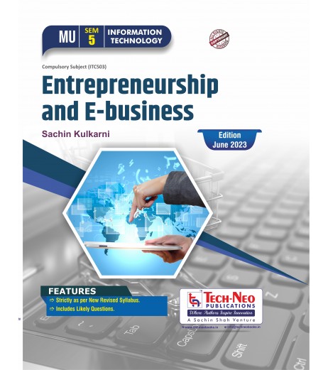 Entrepreneurship and E-Business  Sem 5 IT Engg TechNeo Publication | Mumbai University